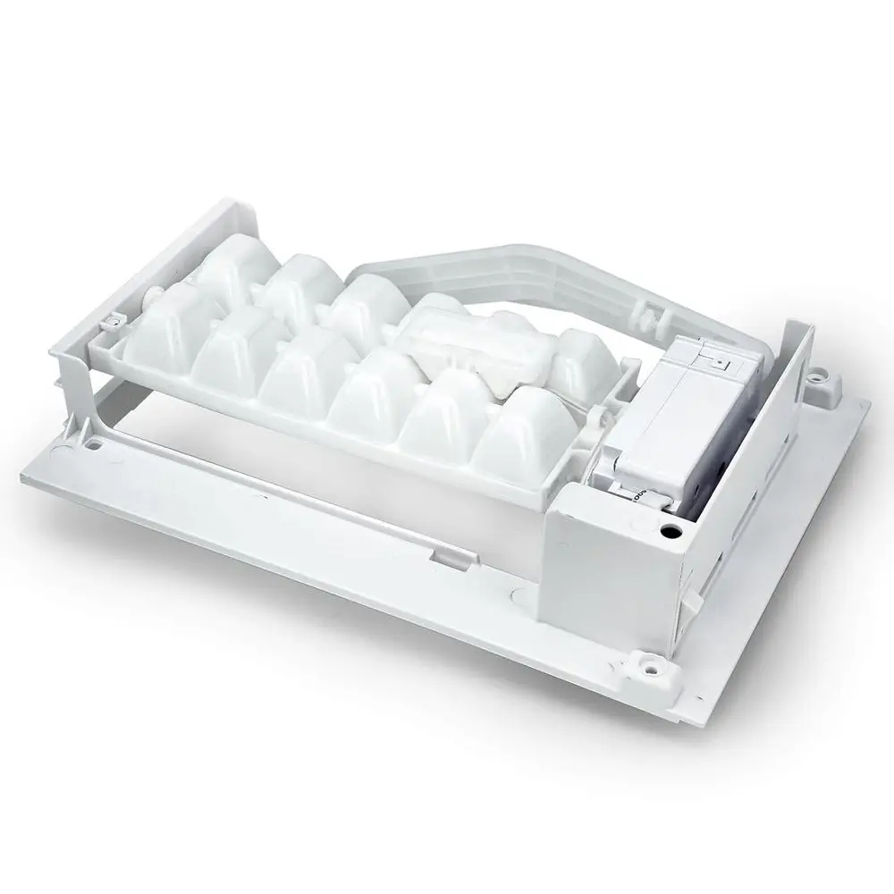 

Upgraded Ice Maker Assembly, Universal Replacement for Refrigerators, 12-Cube Ice Tray Kit, 1/2 Year Warranty