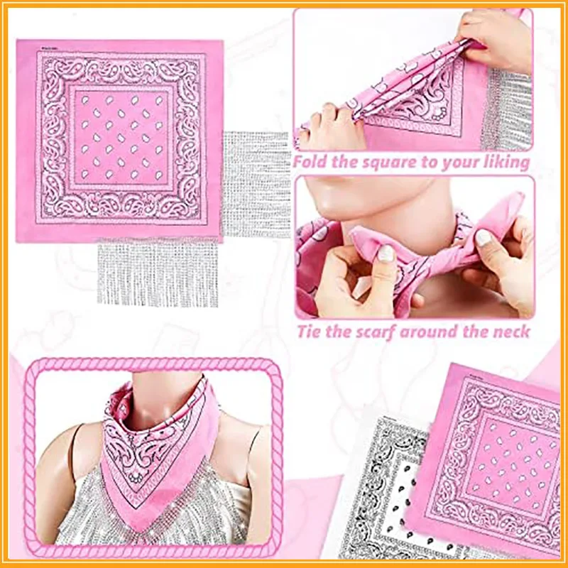 تقليد الماس الكاجو زهرة وشاح شرابة ، الهيب هوب حزب الديكور ، حزب البكالوريوس ، ديسكو ، الرجعية