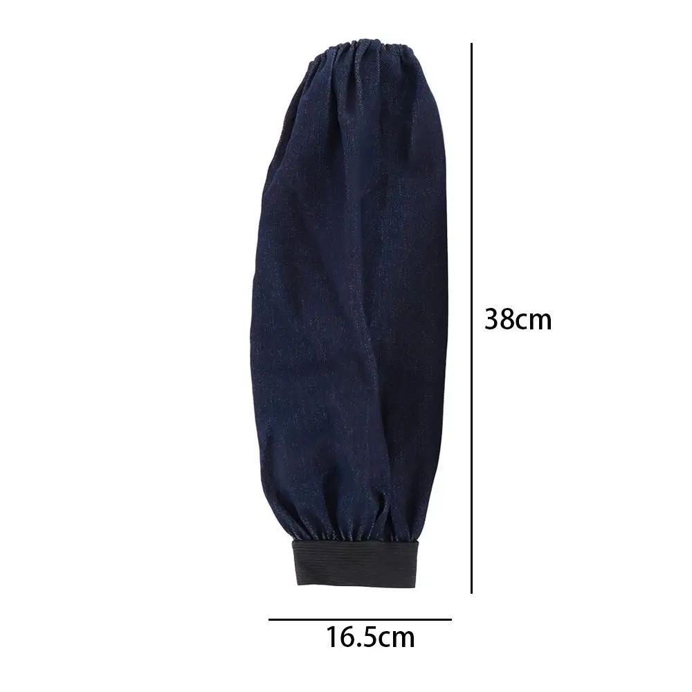 Lengthen Dustproof Cut Resistant Heat Protection Safety Oversleeve Denim Sleeve Welding Work Supply Arm Sleeves