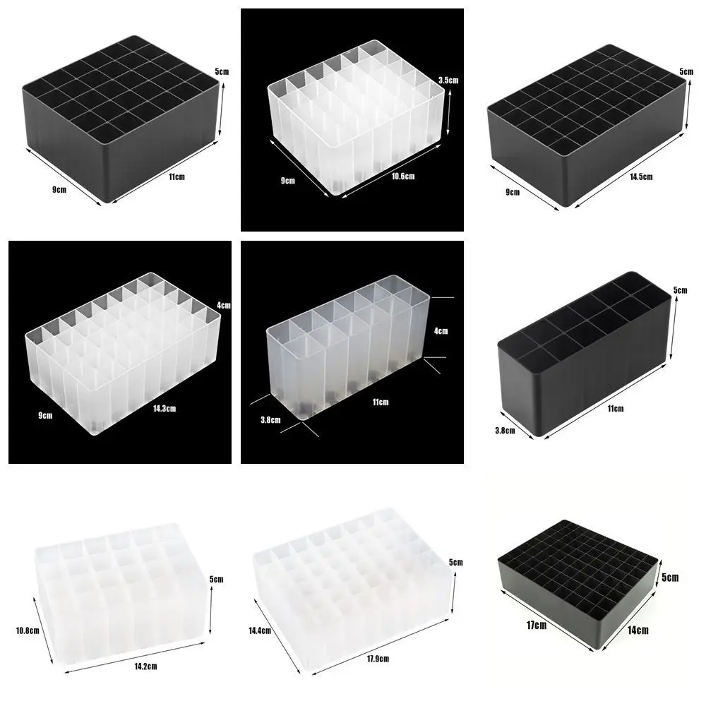 Simple 12/24/30/40/48/80/100 Slots Pen Holder Large-capacity Multifunctional Brush Pen Storage Rack Make-up Brush Stand