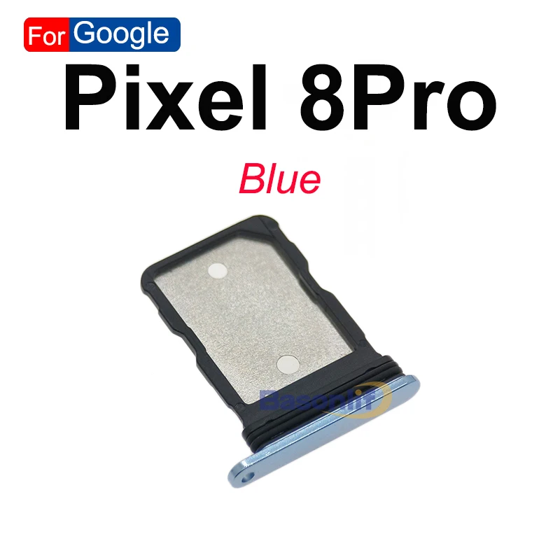Basonlif SIM Tray Holder For Google Pixel 8 Pro 8Pro 8A Sim Card Replacement Parts