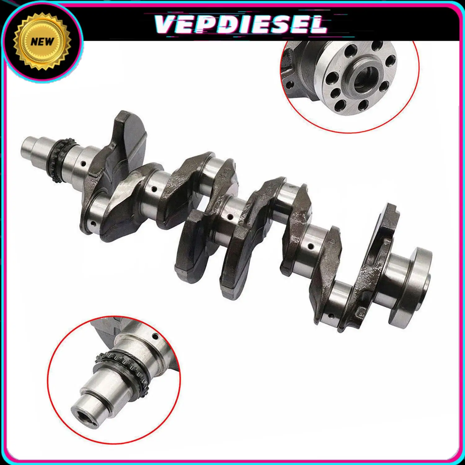 

Коленчатый вал 623V62EH00 для Kia Forte Koup Optima Soul 2.0L 2012-2019, компонент двигателя, автомобильные аксессуары