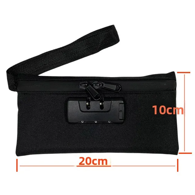 

Износостойкий кошелек-клатч из ткани Оксфорд с кодовым замком, легкий портативный чехол для телефона, кошелек для монет, водонепроницаемый кошелек на молнии.