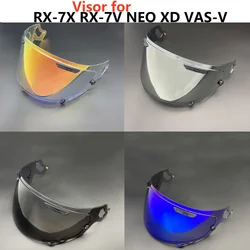 Helmet Shield Visor for RX-7X RX-7V NEO XD VAS-V Capacete Moto Windshield Sunshield High Strength Motorbike Helmet Parts