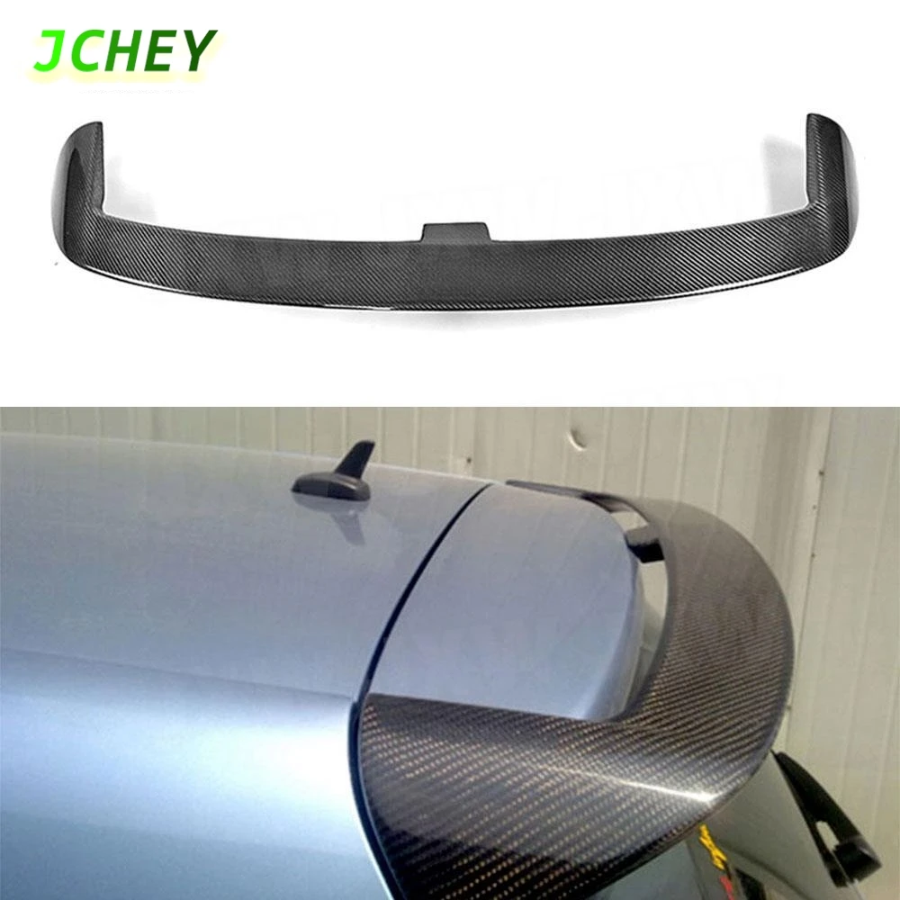

JCHEY задний спойлер на крышу из углеродного волокна для Volkswagen VW Golf 6 MK6 VI Sandard 2010-2013, автомобильный FRP, черный