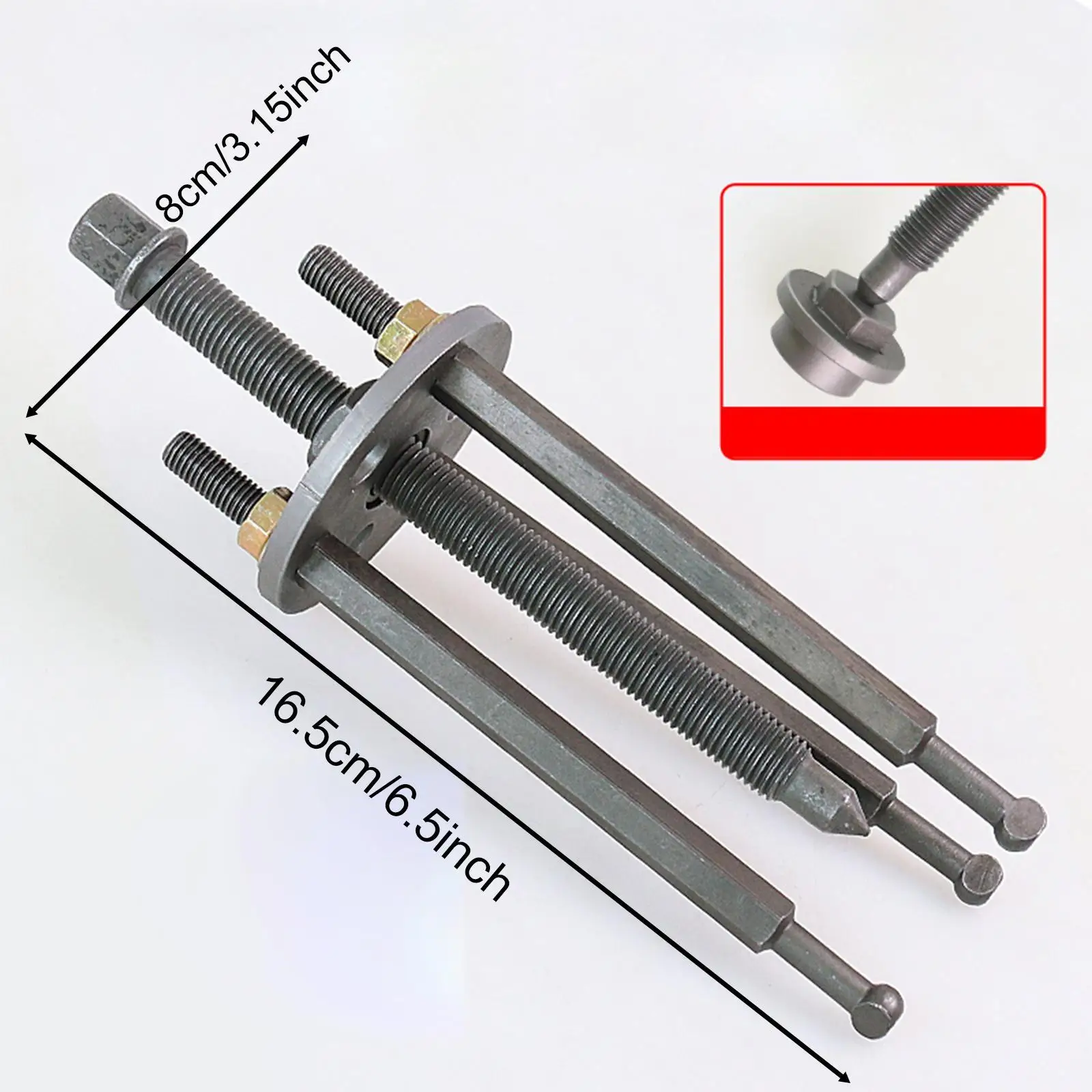 

Универсальный съемник подшипников (208-210 мм, 205-206 мм) с 6 шариковыми головками и стержнем для автомобилей и велосипедов, простая установка