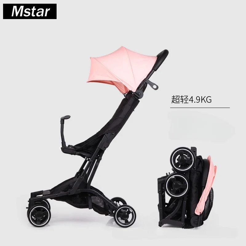 

Baby Strollers Can Sit and Lie Down and Fold Easily Portable High-view Baby Umbrella Carts Children's Strollers