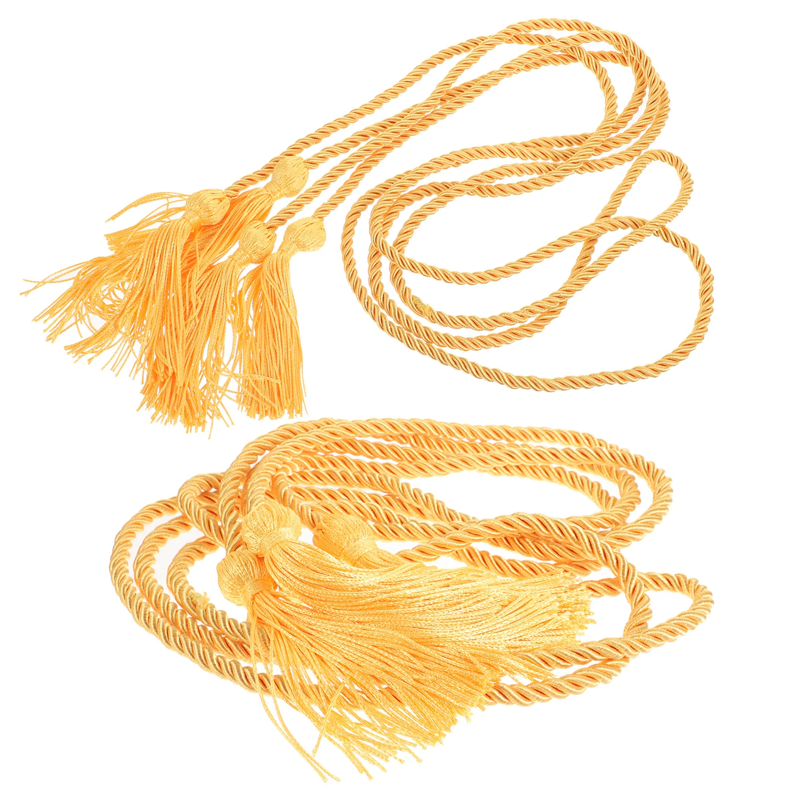 

2 Pcs Flagpole Tassel Rope Decoration Ropes Banquet Hall Graduation Cord Decorations
