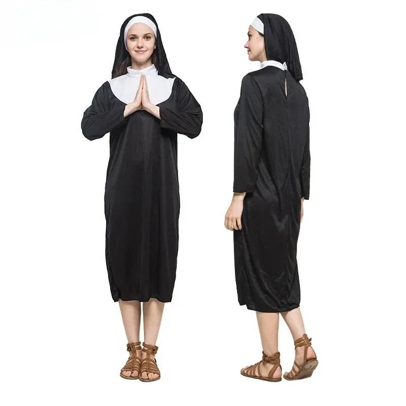 Christmas Celebration Cos Costumes Adult Cos Costume Set of Priest Robe