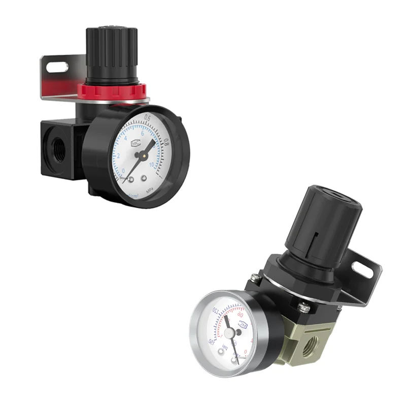 

G1/4''3/8" AR2000 AR3000 6mm 8mm 10mm 12mmAir Control Compressor Pressure Relief Regulator Valve with Fitting