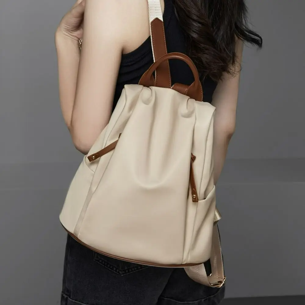 

Fashion Large Capacity Backpack Adjustable Strap Portable Travel Rucksack Multiple Pockets Multifunctional Schoolbag For Women
