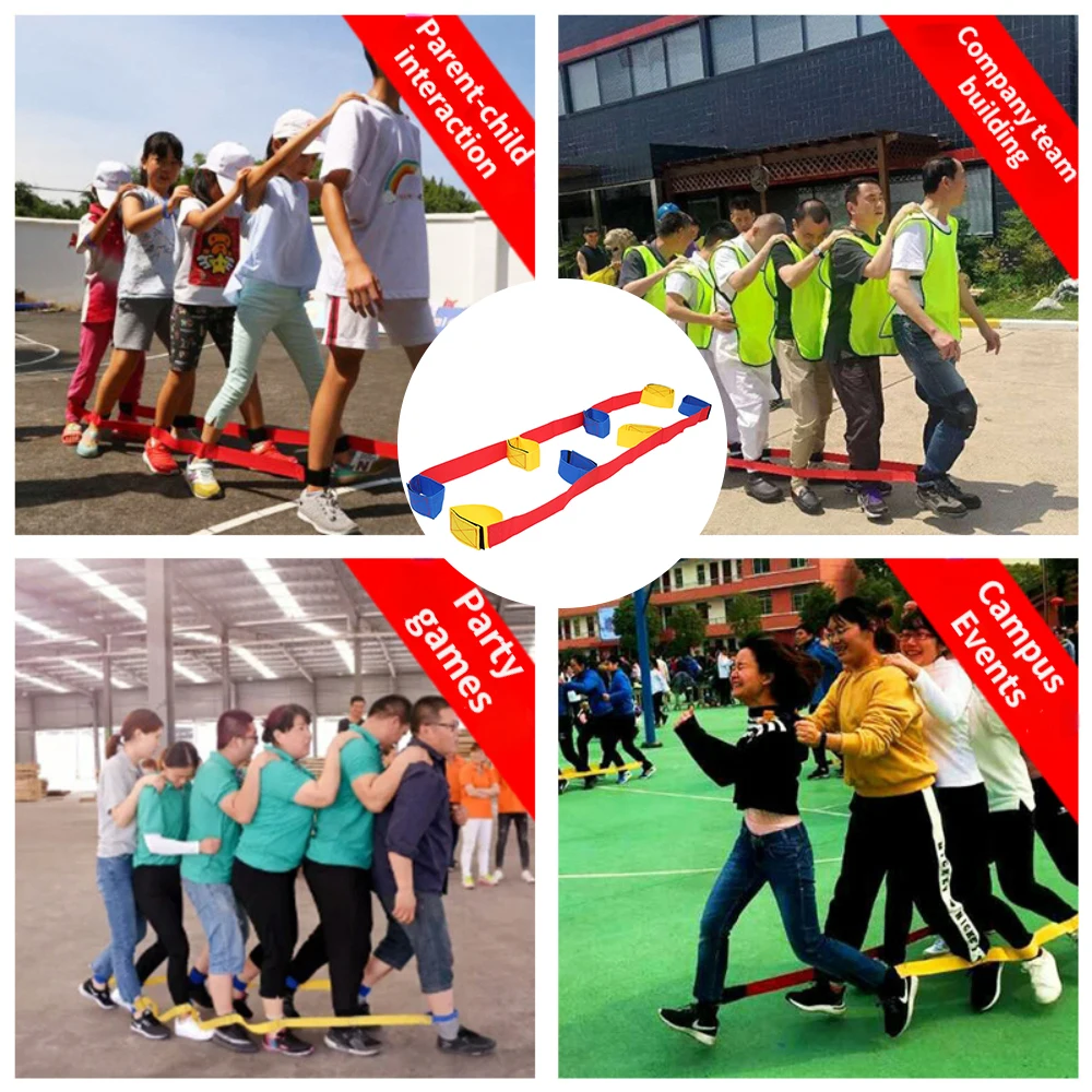 Children Group Giant Footsteps Group Building Fun Training Adult Team Competition Interactive Equipment Outdoor Games Sports Toy