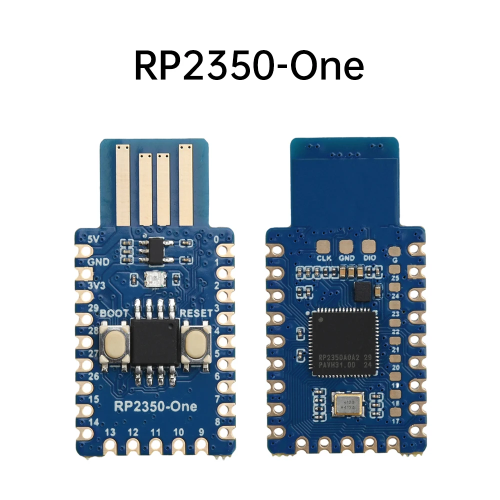 RP2350-One RP2350A Development Board 4MB Flash Micro Controller Mini Board For Raspberry Pi Type-A ARM Cortex-M33 RISC-V