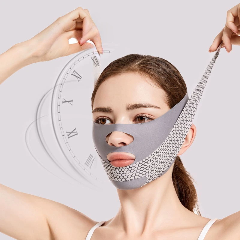 Face Slimming Bandage V Line Face Shaper Face Lifting Belt Anti Wrinkle Facial Massage Strap Double Chin Reducer Skin Care Tools