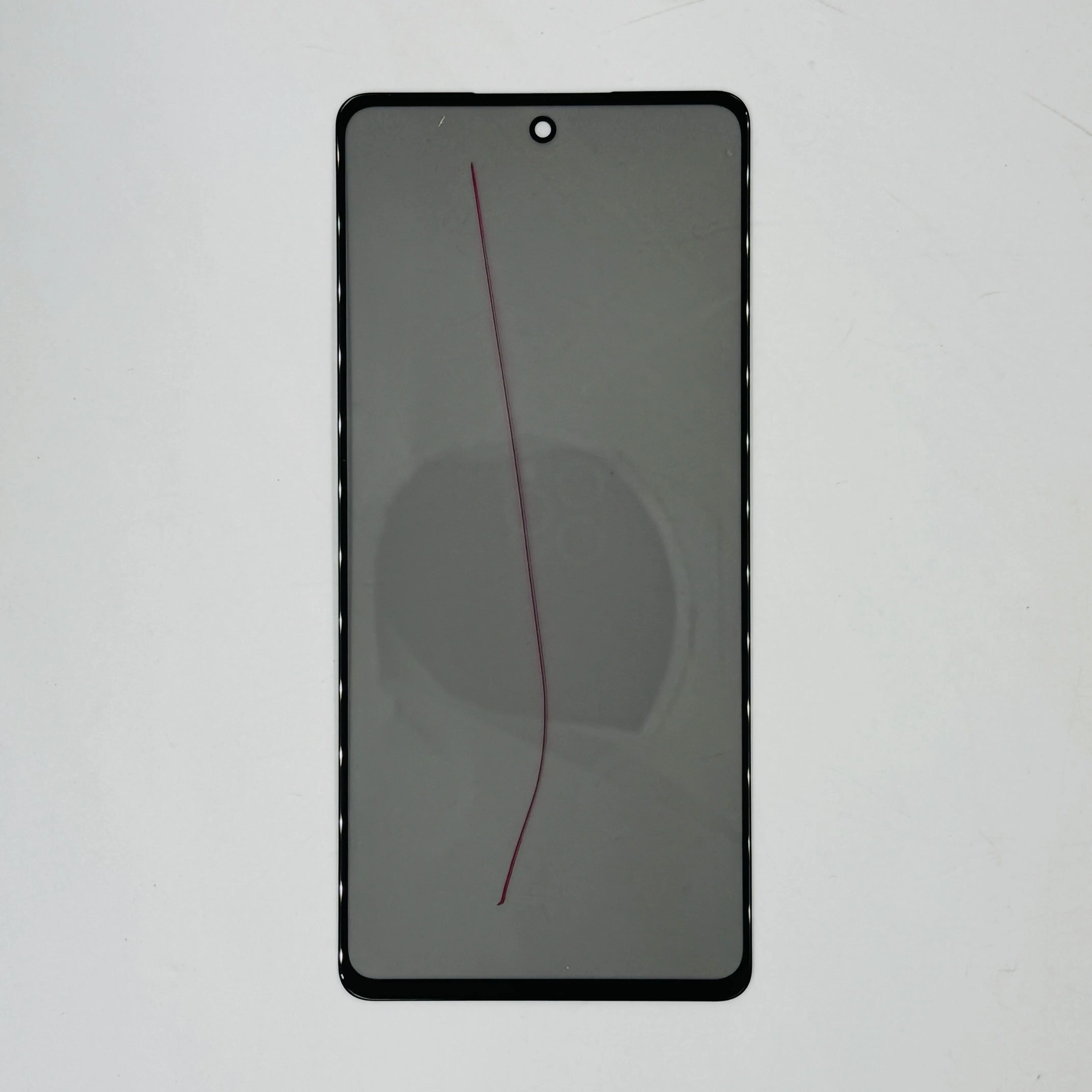 Novecel 5pcs Front OCA Glass Lens+Glue Polarizer Film For Samsung S24 S23 Plus S21 S20 FE LCD Panel Screen Repair Replacement