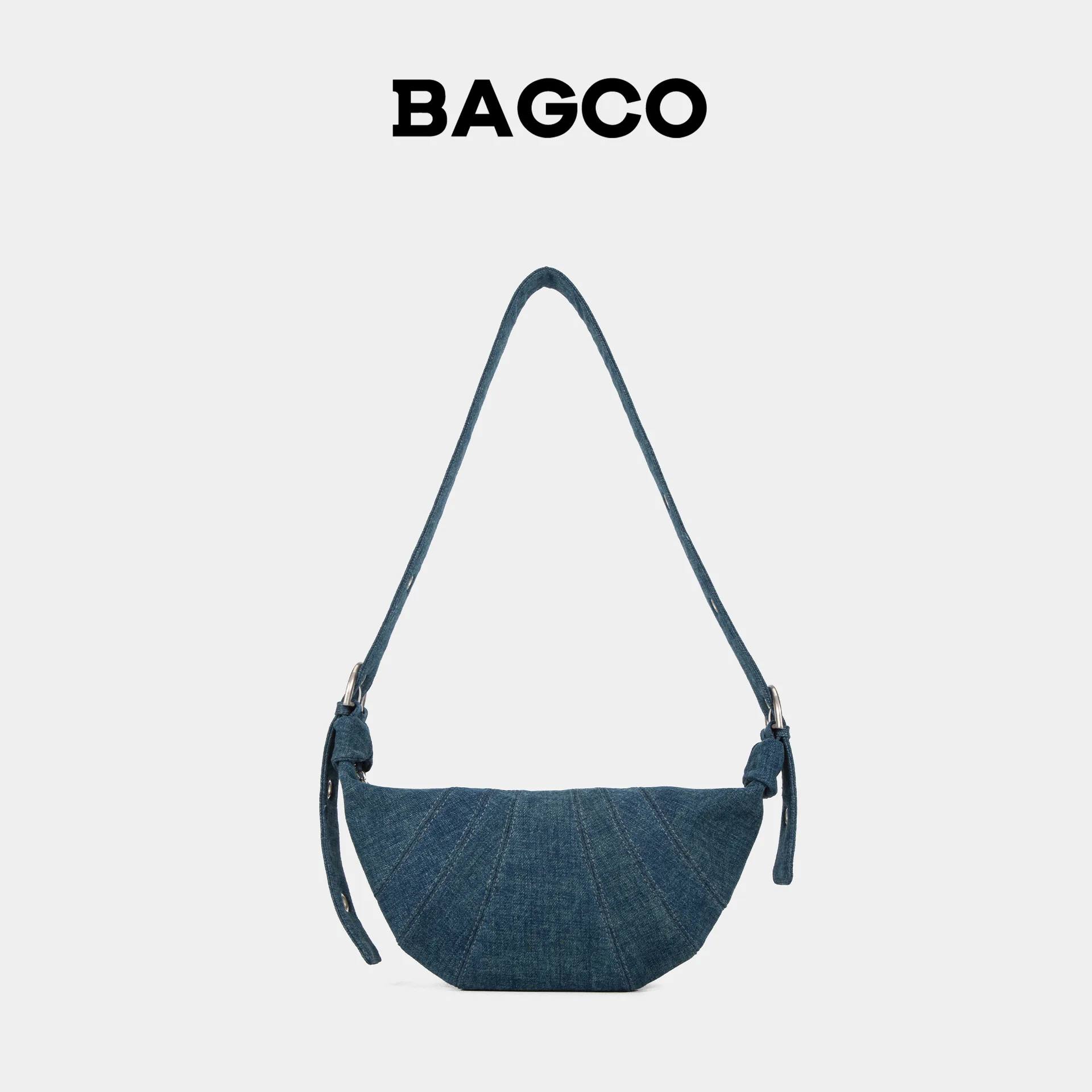

Small Niche Design Denim Women's New Casual Versatile Crossbody Bag Fashion Single Shoulder Horn Bag Top-handle Bags Day Clutch