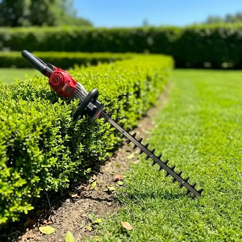 Anti-Vibration Cordless Electric Hedge Trimmer Machine Long Working Time Wireless Garden Hedge Cutting Tool