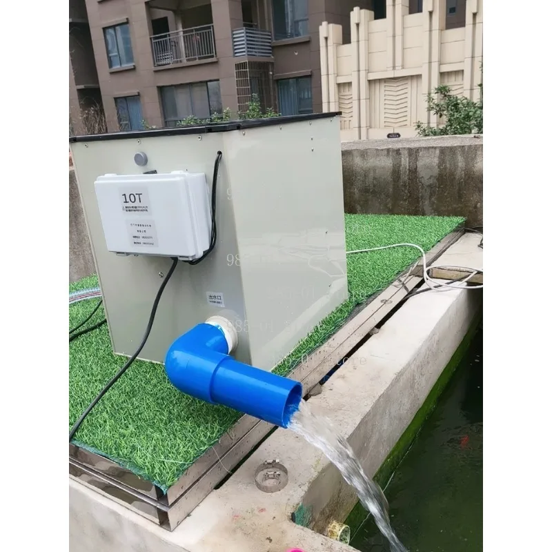 

Роторный барабанный микрофильтр на 10 тонн с автоматической обратной промывкой для аквакультуры, циркуляционный водяной фильтр