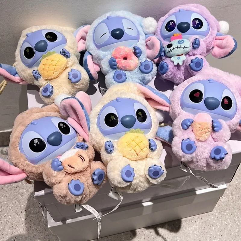 

Оригинальная серия Disney Stitch Eat Some Thing Before Sleep, виниловая слепая коробка, сумка, подвеска, милая кукла, загадочная коробка, игрушка, подарок для взрослых, игрушки