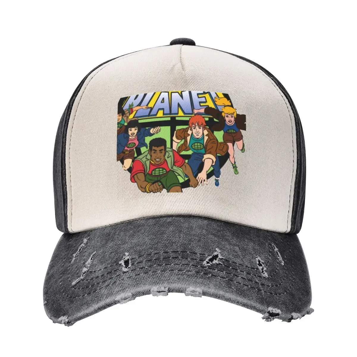 

Captain Planets and Planeteers Baseball Cap Luxury Cap luxury woman cap Fishing fishing hat Golf Men Women's