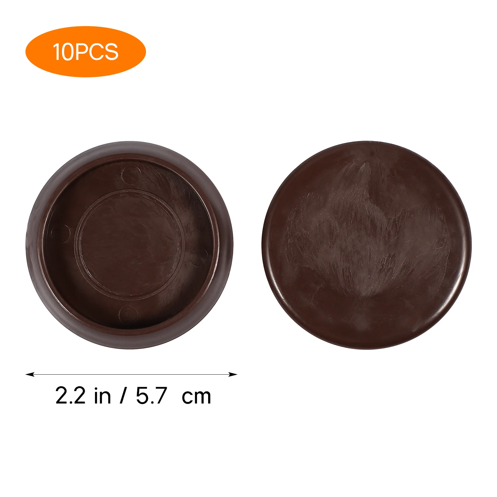 10 Pcs Anti Furniture Pads Caster Cups Nonslip for Hardwood Floors Carpet Non Skid Mats Coasters Prevent Scratches Easy