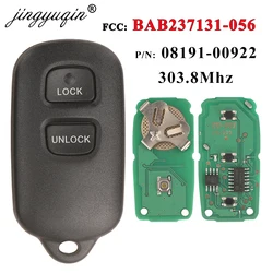 jingyuqin 303.8Mhz Remote Car Key Fob for Toyota 1995-2004 Tacoma 2003-2006 Tundra Installed Keyless Entry RS3200 BAB237131-056