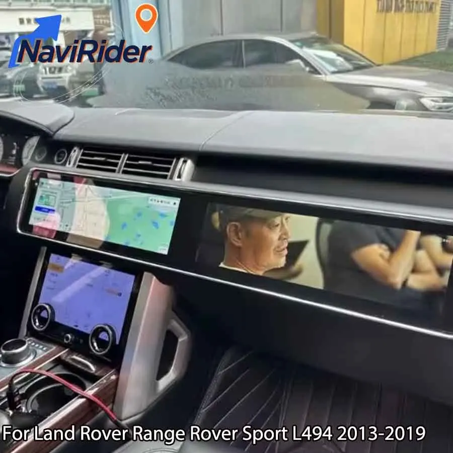 

Для Land Rover Range Rover Sport L494 2013-2019: Android-магнитола с двумя экранами, CarPlay, GPS-навигацией и мультимедийным плеером