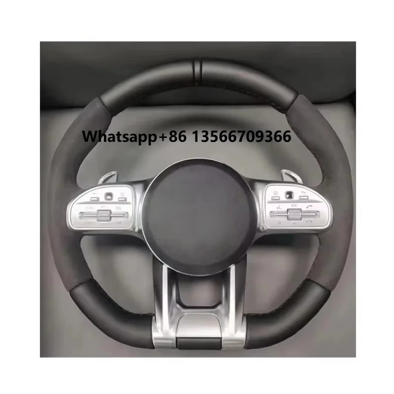 

New Carbon Fiber Steering Wheel PRM Sport Steering Wheel for Benz Mercedes AMG a B C E GLS GLA S C63 W205 W204 W213 2012-2021