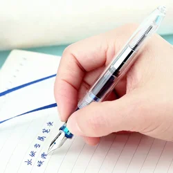 MAJOHN S6 Transparent Color Ink Pen Color Acrylic Box Gift Adult Student Writing Practice Pen Stationery Learning OfficeSupplies