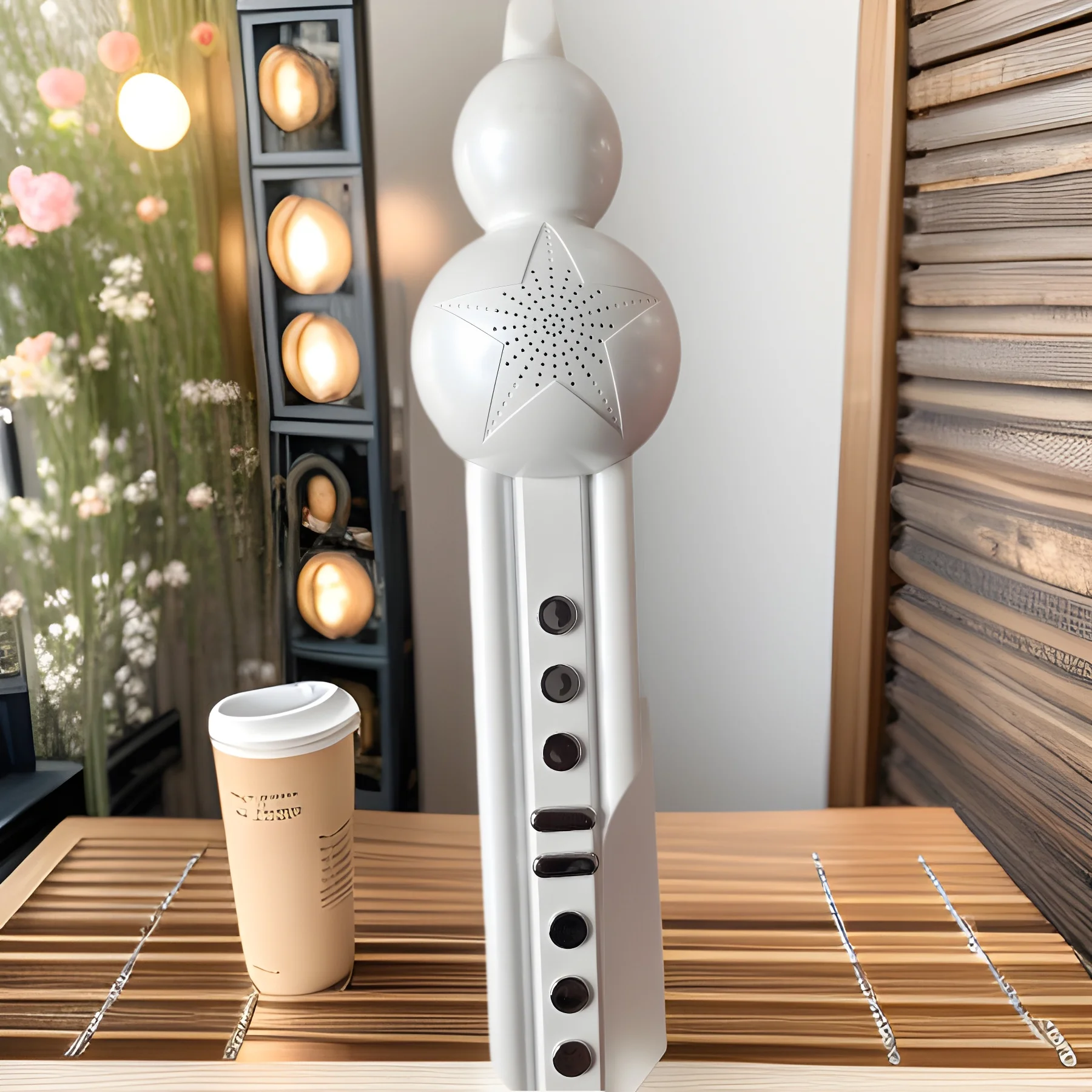 Electric Wind Instrument, Wide Range Electronic Dizi, 8 Holes Professional Music Flute, Low Tone Multi-voice Sound