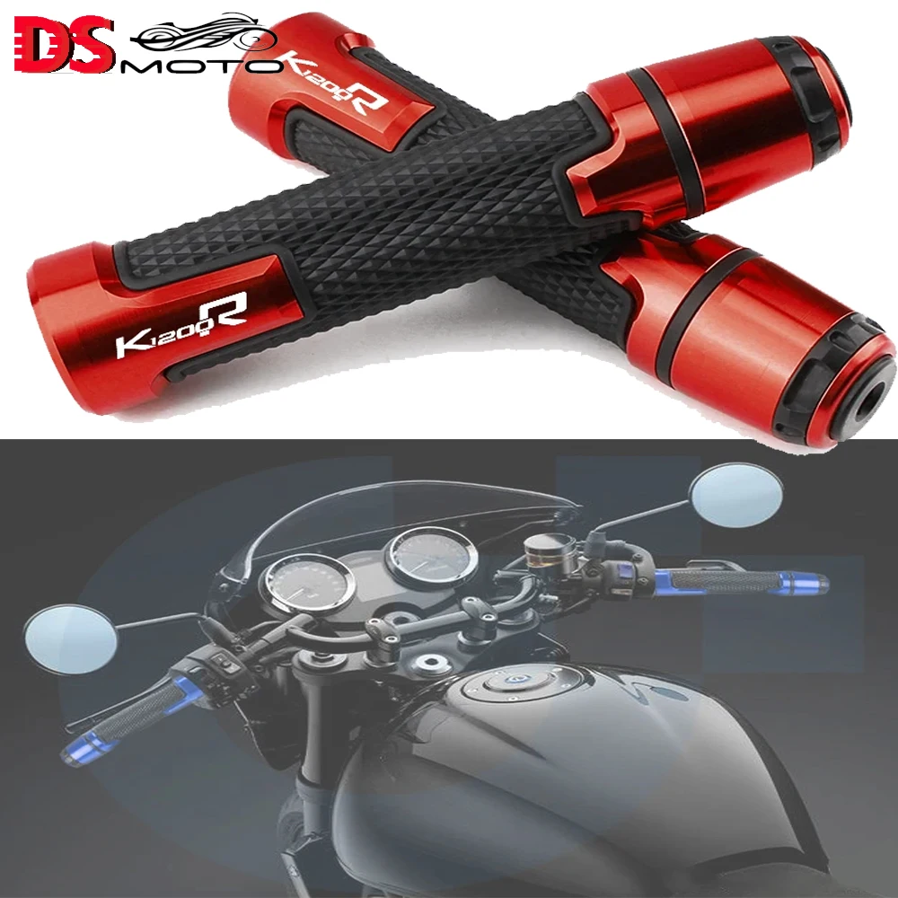

For BMW K1200 R 2005-2008 K1200R SPORT K1200S 2004-2008 NEW 7/8"22MM Motorcycle CNC Aluminum Accessories HandleBar Grips Outdoor