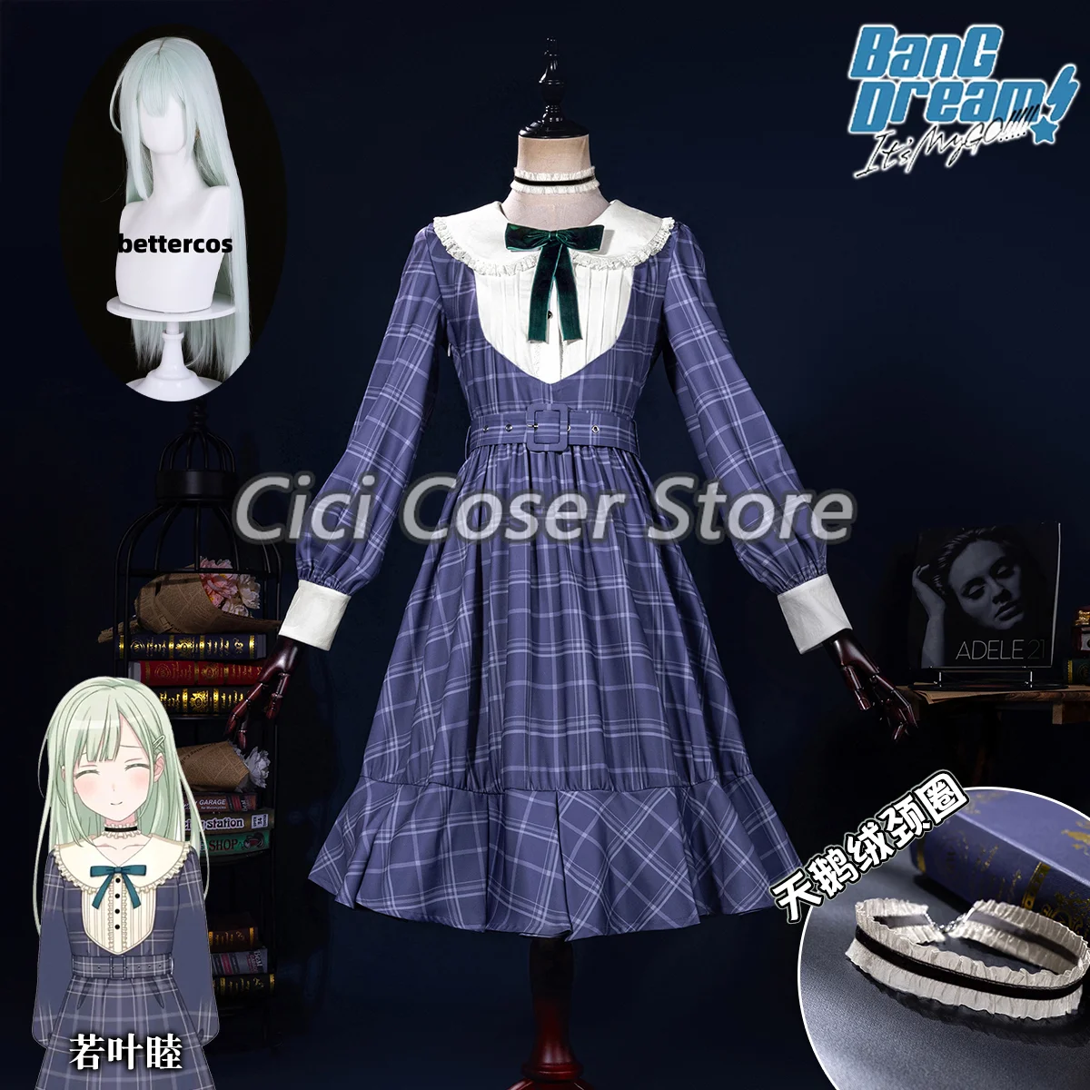 BanG Dream! Wakaba Mutsumi Cosplay Kostume