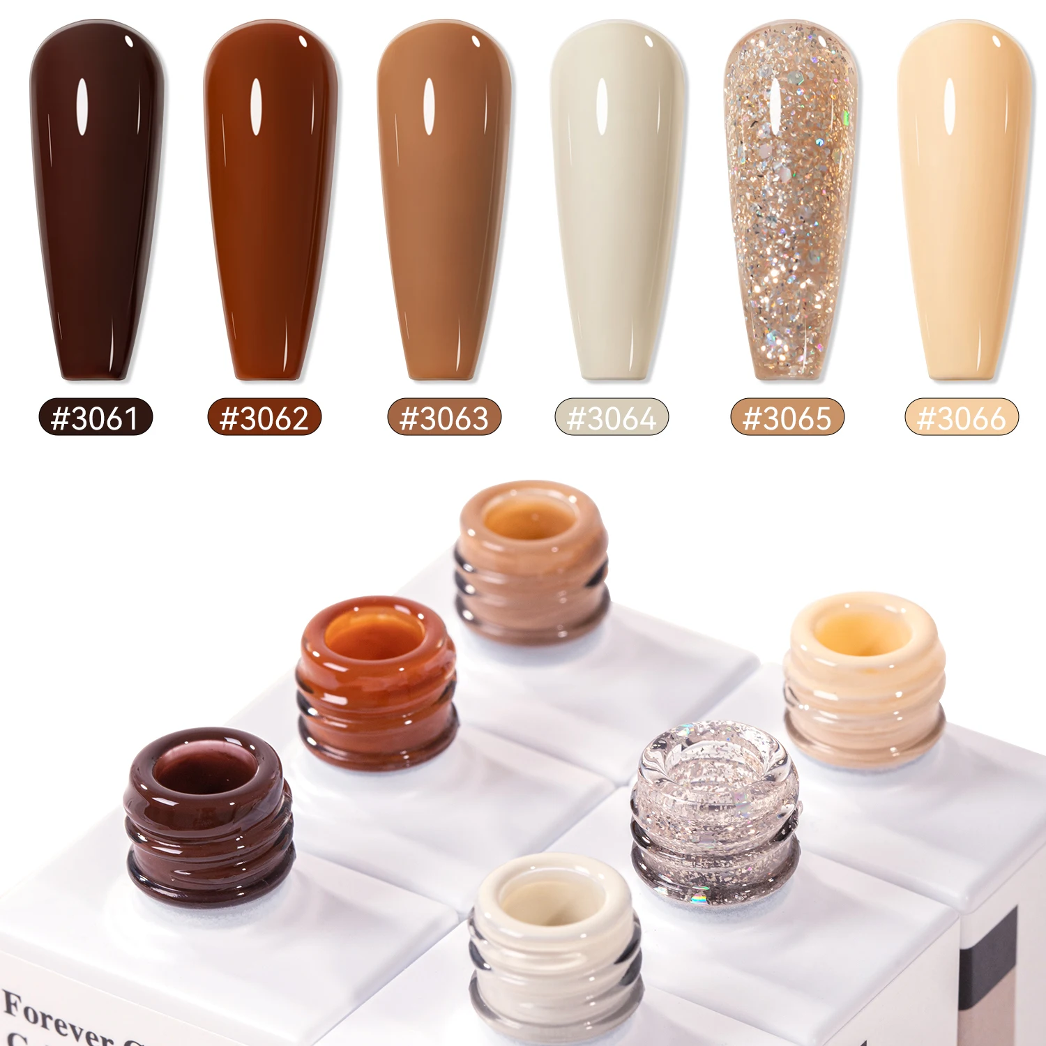 

Vendeeni Unique Design Fall Color Gel Polish Set Box Collection 6 цветов Гель-лак для ногтей TPO HENA Free OEM/ODM Набор лаков для ногтей