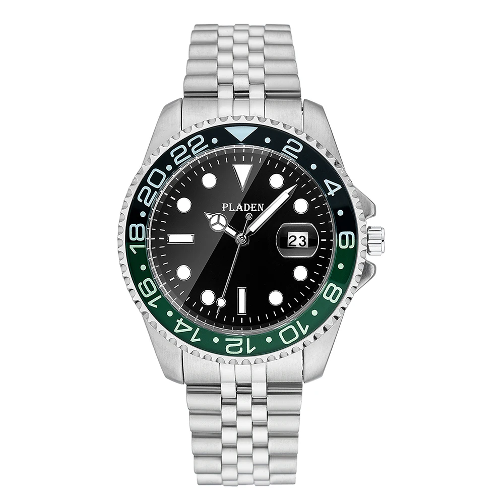 Men's Luxury Automatic Watch with Two-tone Ceramic Bezel