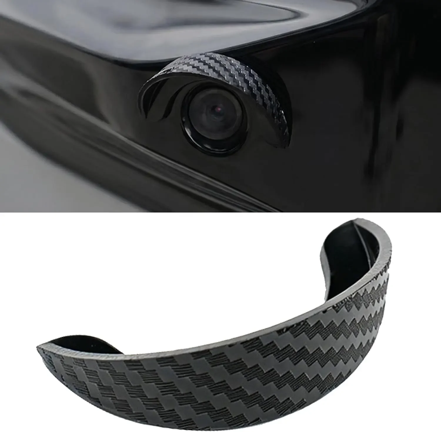 Universal Waterproof Rain Shield 2-8Pcs Car Rear View Camera Rain Visor Hood Protective Cover Backup Camera Sun Shade