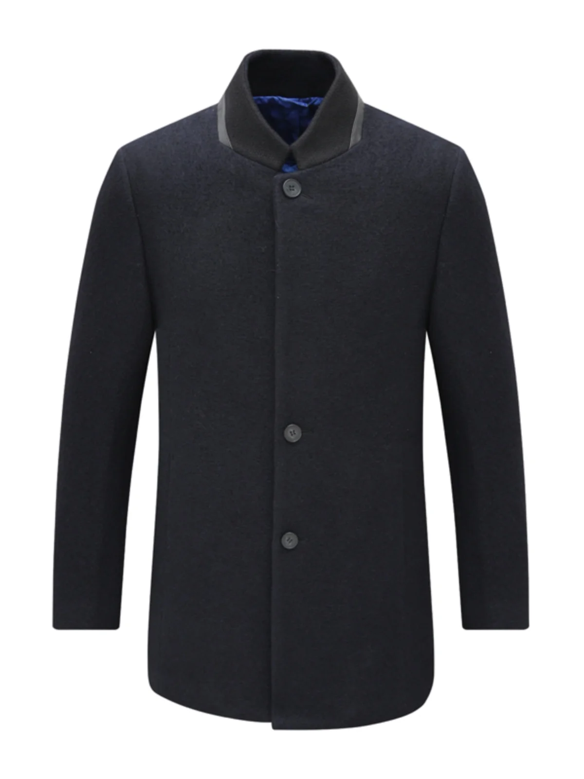 

SF89 Мужское шерстяное пальто модное ветрозащитное теплое прямое пальто на пуговицах осень-зима верхняя одежда подставка повседневная городская одежда