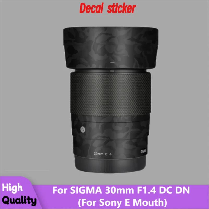 

Для SIGMA 30 мм F1.4 DC DN для Sony E Mouth наклейка на рассеиватель защитная пленка Виниловая пленка для защиты от царапин