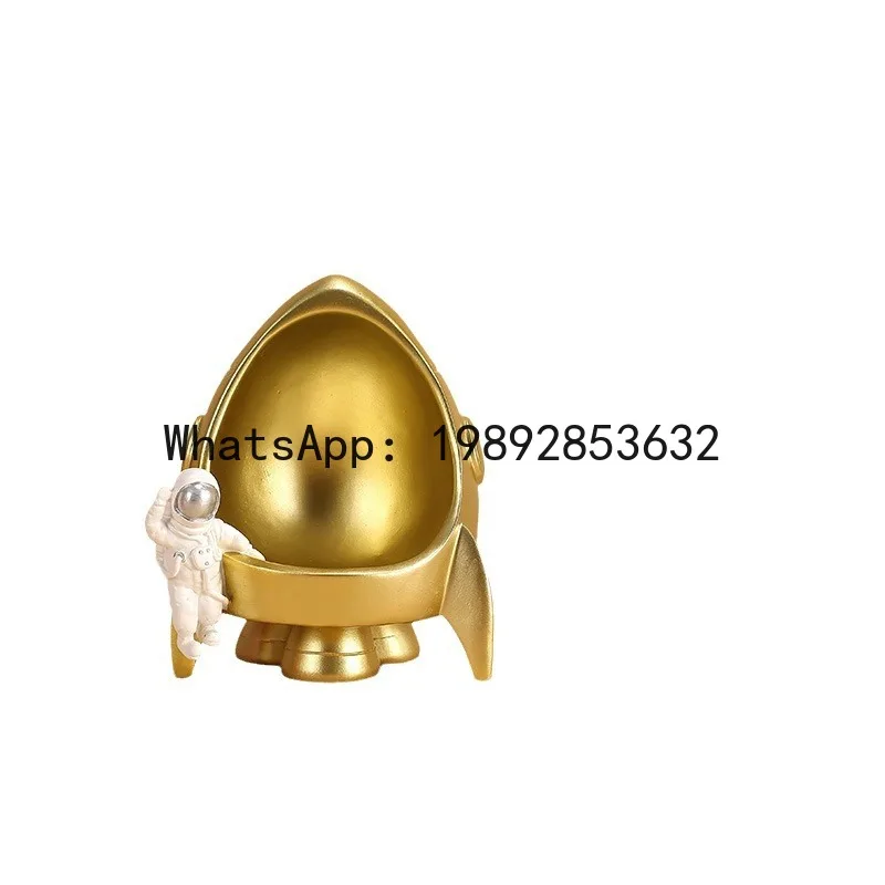 

PYJ creative astronaut storage ornament, living room coffee table, shoe cabinet, key box, astronaut home decoration --2 pcs