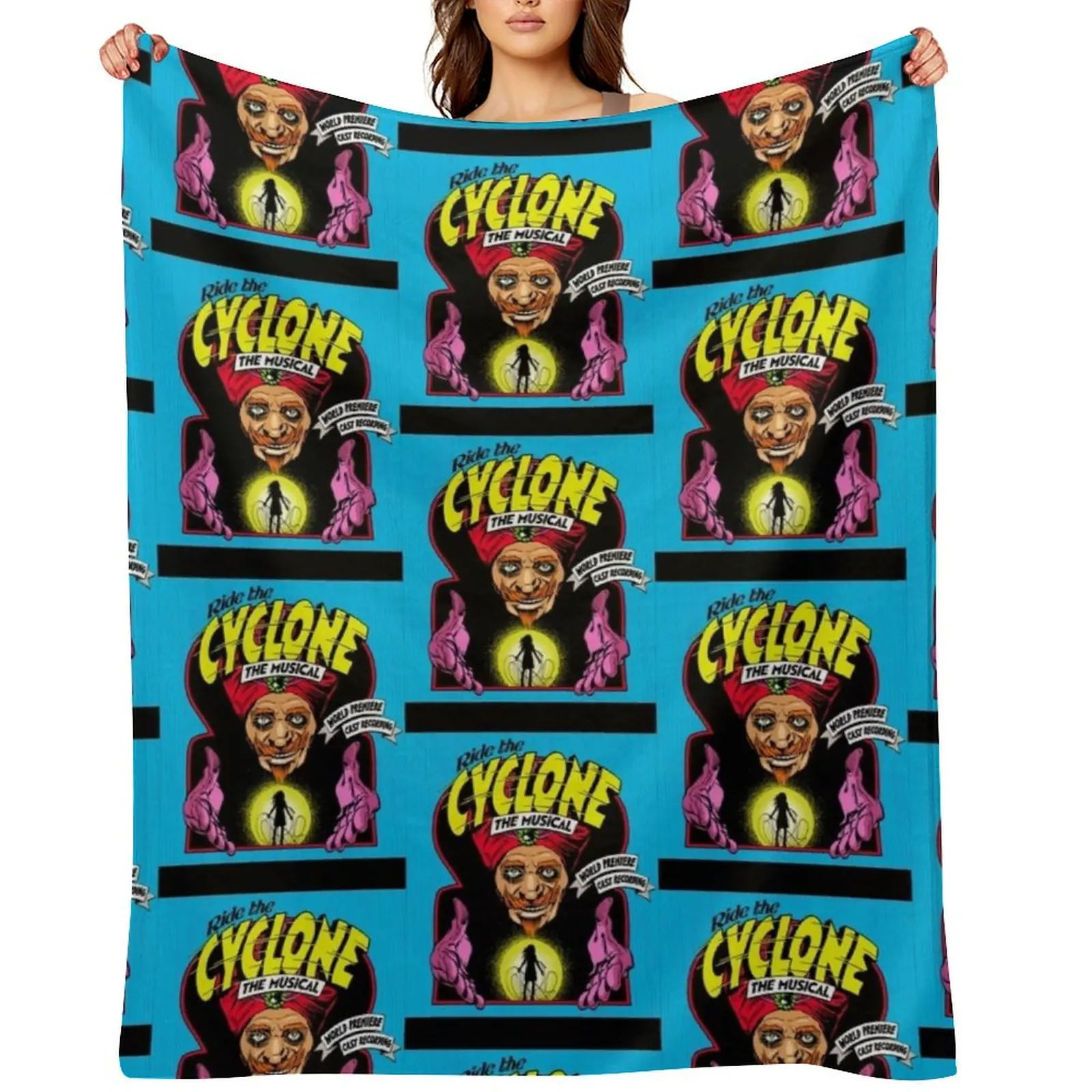 

Ride The Cyclone Poster Throw Blanket Blankets For Sofas anime christmas decoration For Decorative Sofa Blankets