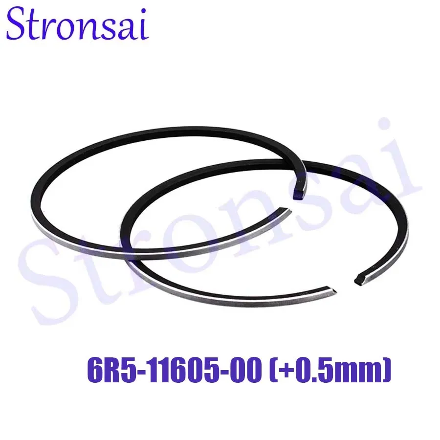 

6R5-11605-00 Piston Ring Set Oversize (050MM O/S) for Yamaha Outboard Motor 115hp 150hp 200hp Boat Engine Parts