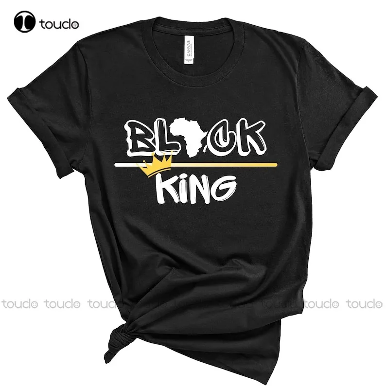 Black King T-Shirt: Men'S Tee, Men'S T-Shirt, Gifts For Black Men, Black Love, Black History, Black Excellence Xs-5Xl Streetwear