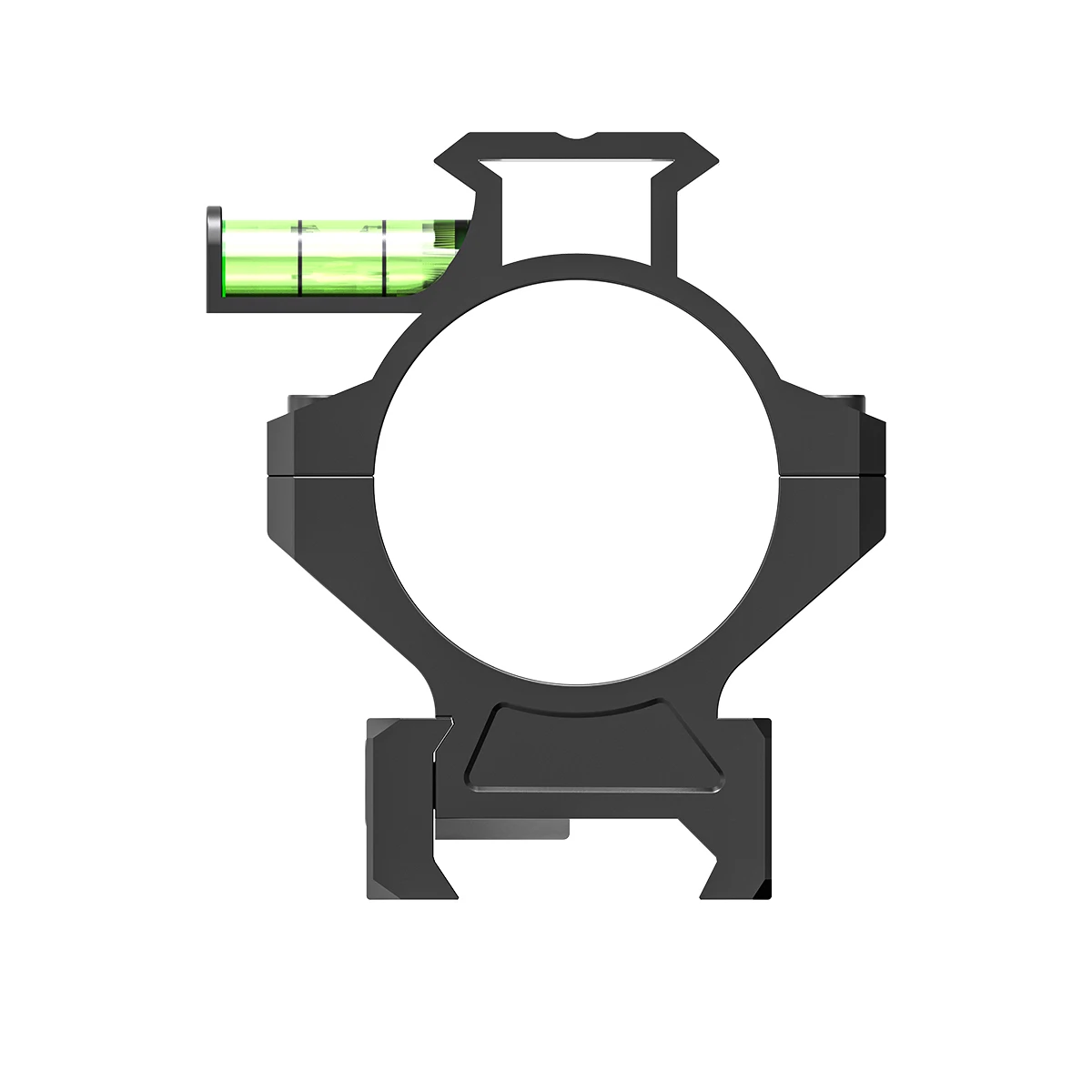 Jagdzielfernrohr-Montageringe SPINA OPTICS für 30mm Rohrzielfernrohre, Picatinny-Schiene, 5 Schrauben, superstabile Befestigung mit Wasserwaage – Detail 2