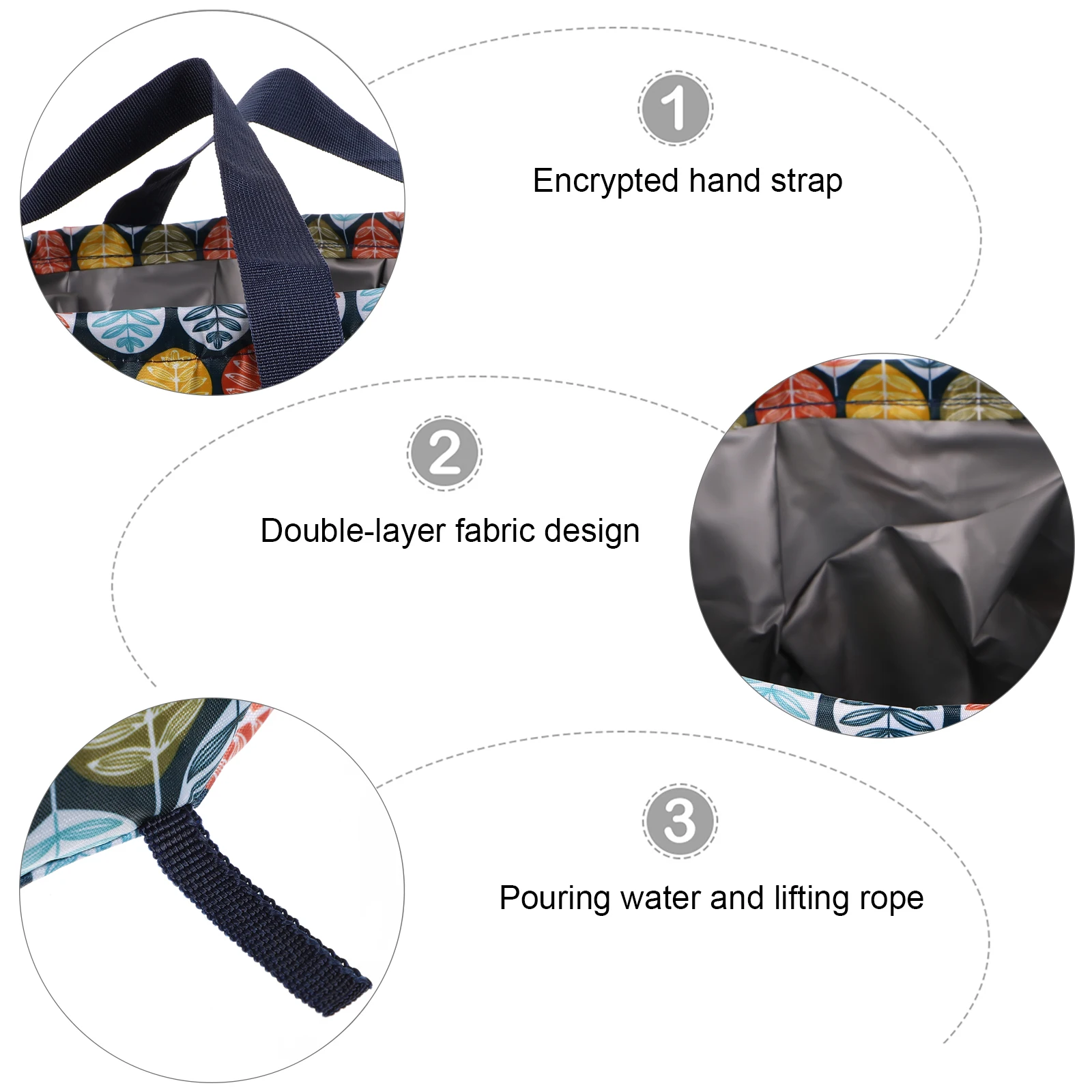 

1pc 21L Portable Folding Foot Basin For Travel Outdoor Camping Multi-Use Water Tub Collapsible Bucket For Picnic Hiking