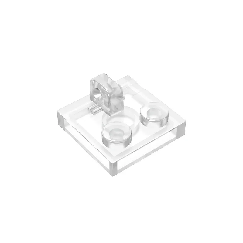 MOC PARTS GDS-825 Placa de bisagra 2 x 2 Bloqueo con 1 dedo en la parte superior compatible con lego 92582 piezas de juguetes para niños