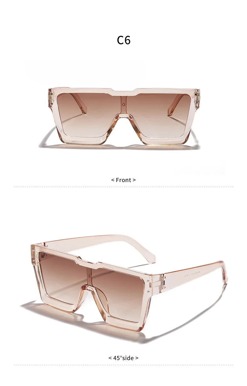 Neue Vintage Quadrat Sonnenbrille Frauen Männer Marke Rechteck Sonnenbrille Weibliche Oval Brillen Oculos De Sol für Männlich Weiblich Brillen – Detail 13