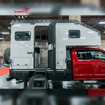 맨리 오버랜드 플랫 베드 트럭 캠핑카, 픽업 트럭 침대, 여행 플랫 베드 Ab, 욕실 포함