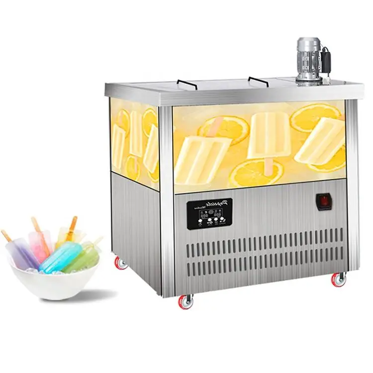 New Commercial Dual-mold Popsicle Machine Fruit Patch Popsicle Machine Popsicle Ice-cream Maker Automatic