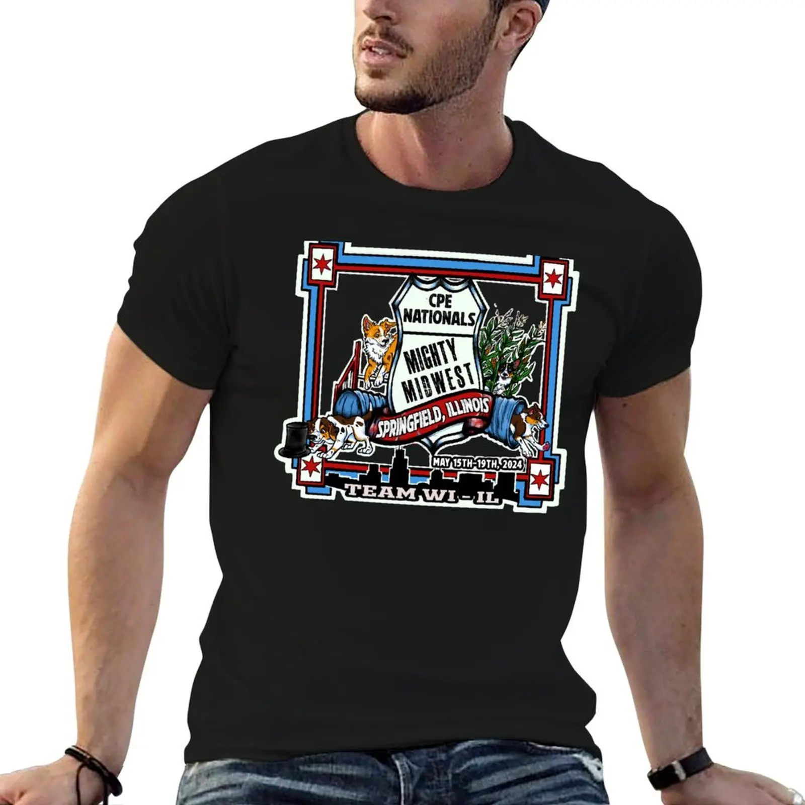 

Mighty Midwest 2024 team design T-Shirt man t shirt designer funny t shirts dark humor T-Shirt