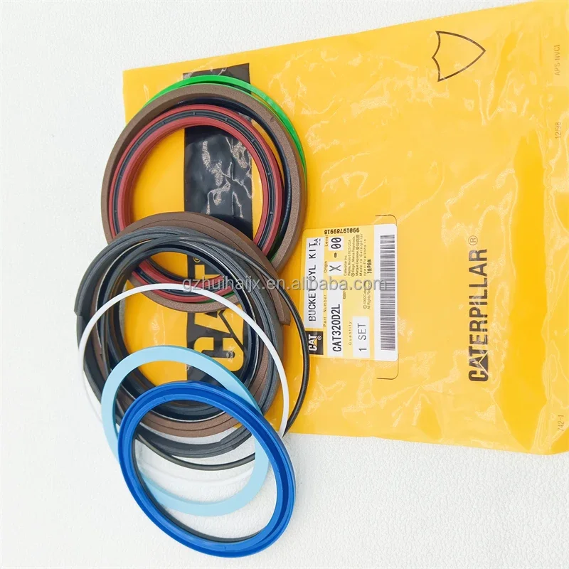 Excavator Parts Bucket Cylinder Repair Kit For Caterpillar CAT 320D2L Excavator BUCKET BOOM SEAL KIT