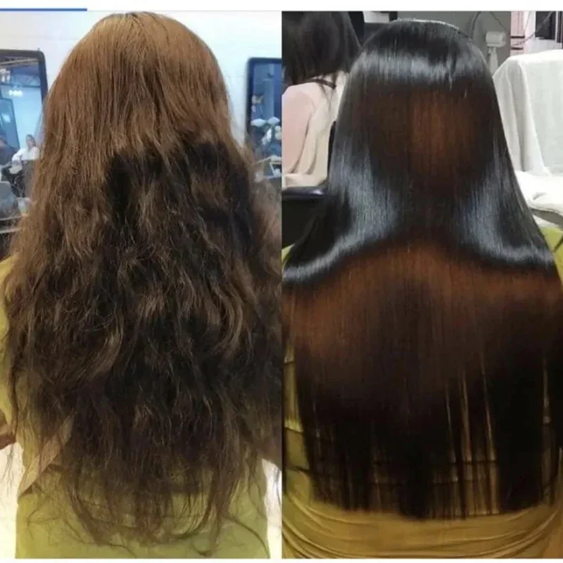 Minyak Keratin kapsul rambut ajaib, produk perawatan rambut kulit kepala kering keriting, pelembab dalam berkilau lembut halus pemulihan rambut cepat